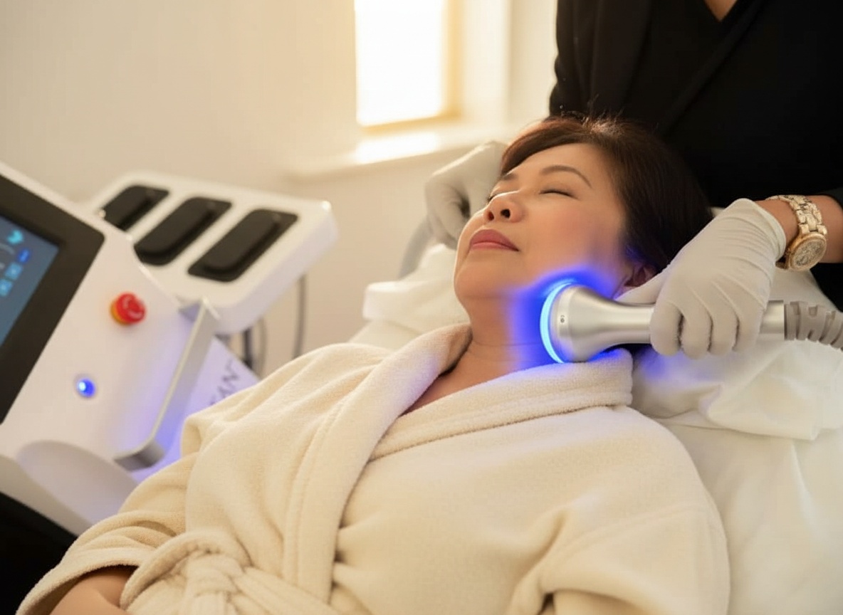CryoLean targeting the neck and chin
