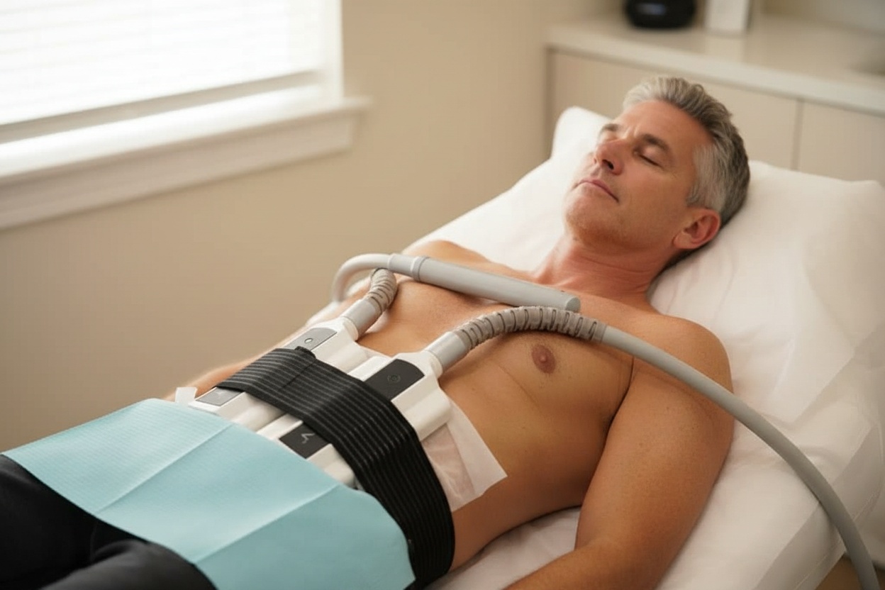 CryoLean targeting the stomach
