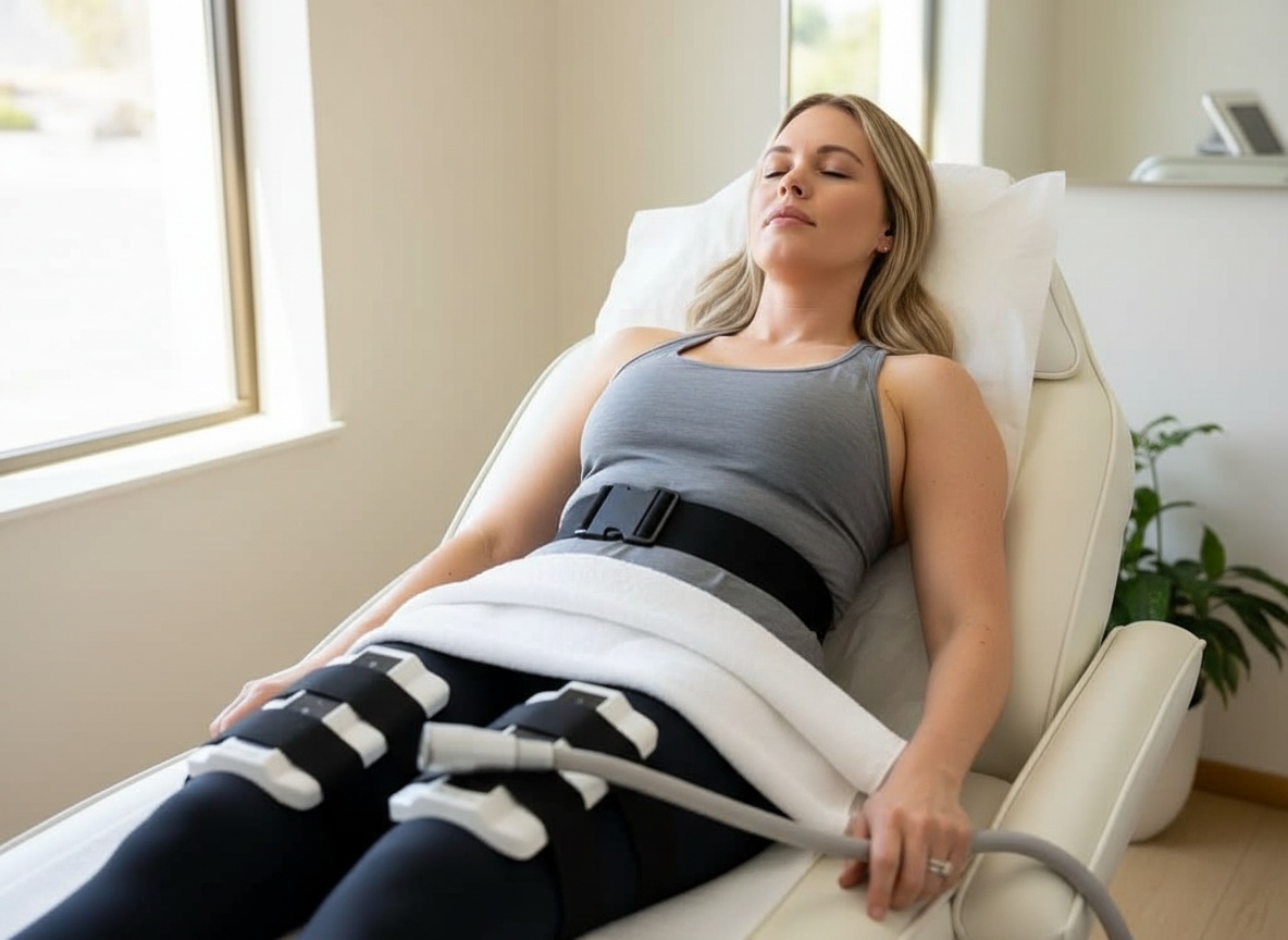 CryoLean targeting the thighs